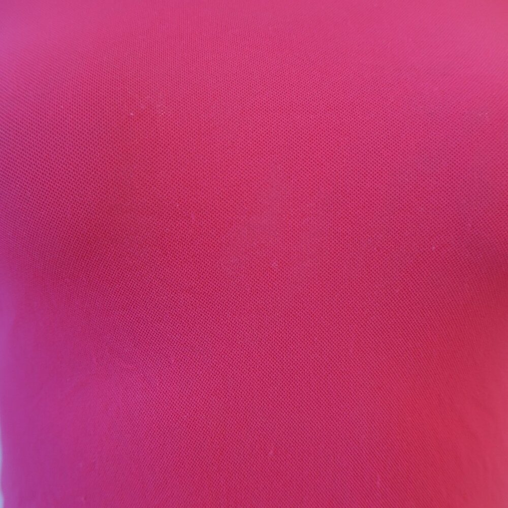 Womens Petit Pois Neon Pink Double Layer Mesh Long Sleeve Top XS - Picture 3 of 5